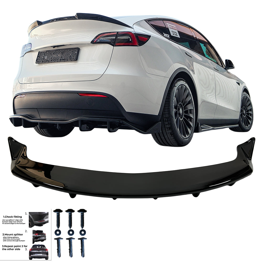 Karosserie-Kit passend für TESLA Model Y 2020-2025 Hochglanz Schwarz