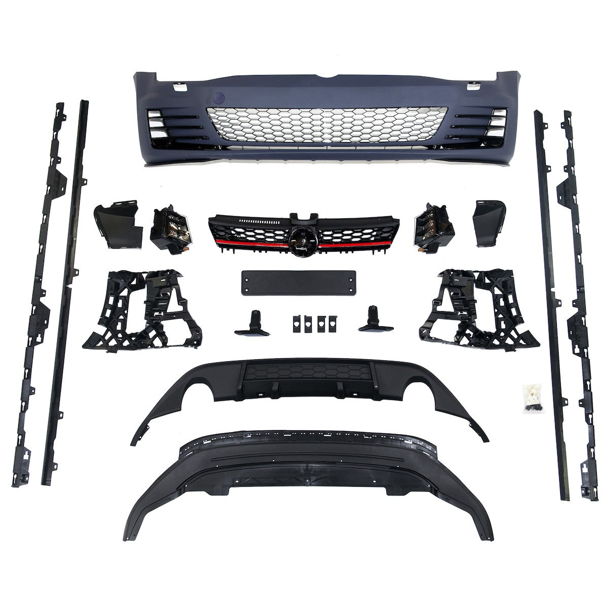 Sport Bodykit mit LED Nebelscheinwerfern passend für VW Golf 7 2012-2017