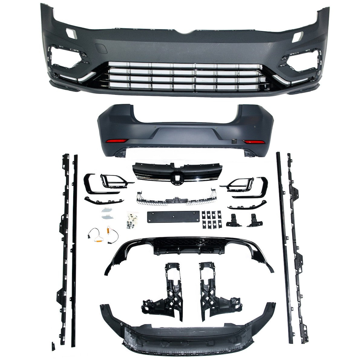 Sport Bodykit Stoßstangen Set SRA passend für VW Golf VII 2013-2017