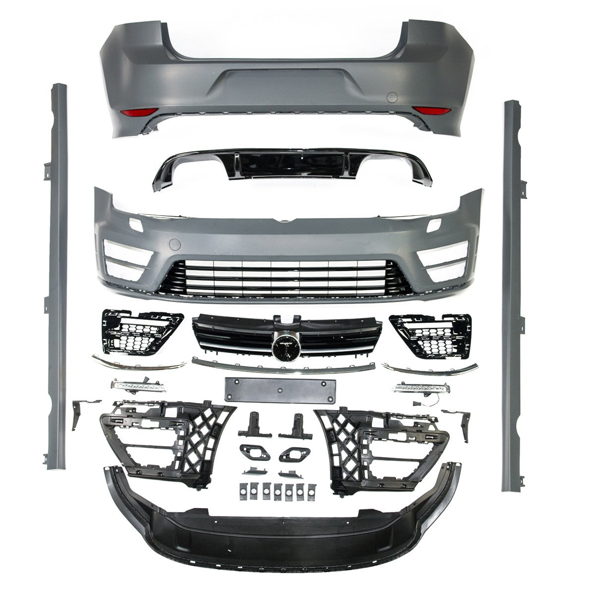 Sport Bodykit mit LED Tagfahrlicht passend für Golf 7 2013-2017