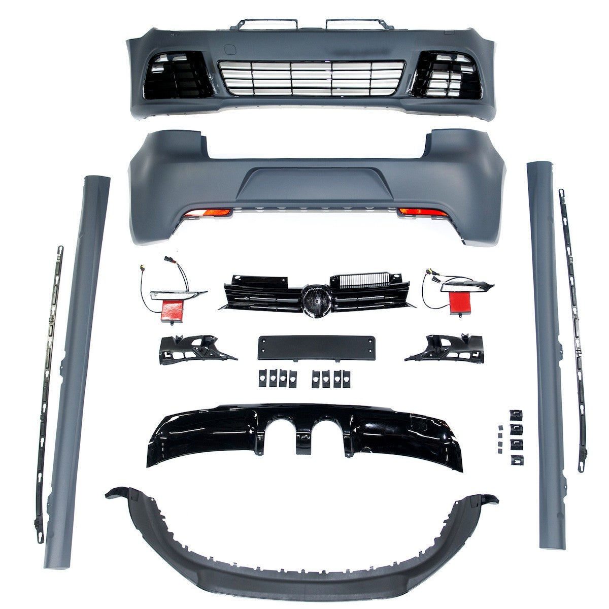Sport Bodykit mit LED Tagfahrlicht passend für VW Golf 6 2008-2012