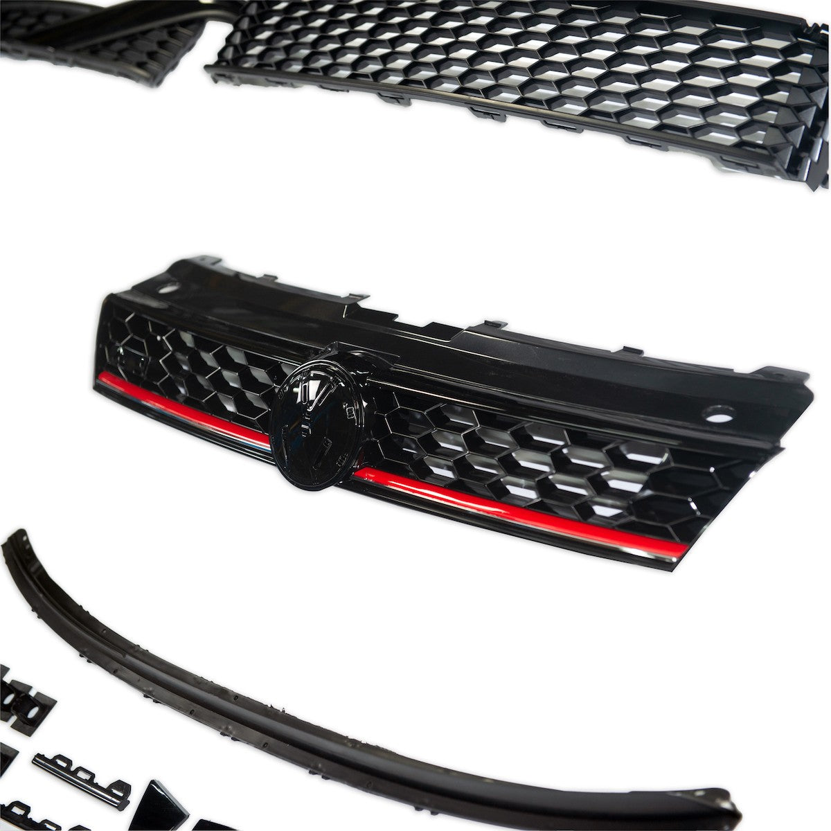 Bodykit Stoßstangen Set mit Nebelscheinwerfern passend für VW Polo V (6R, 6C) 2009-2017