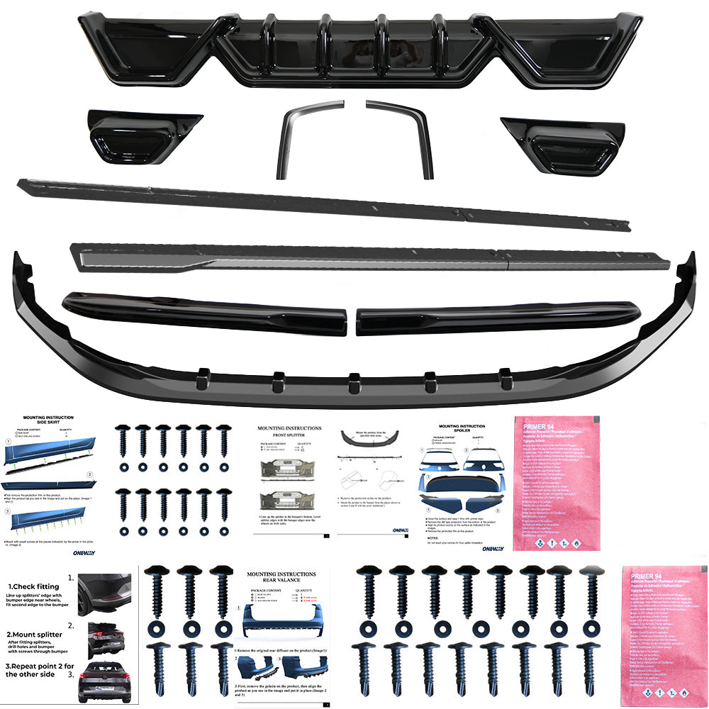 BK12.055 - Body Kit passend für VW Transporter T7 LWB 2024+