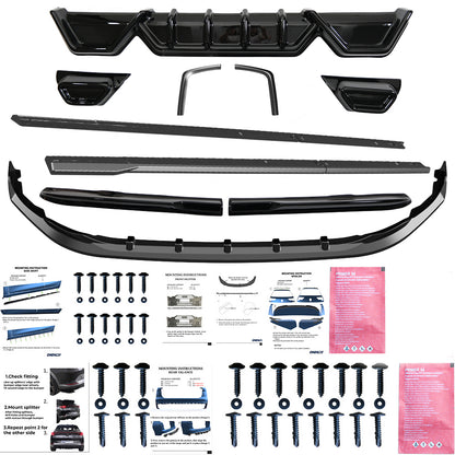 BK12.055 - Body Kit passend für VW Transporter T7 LWB 2024+
