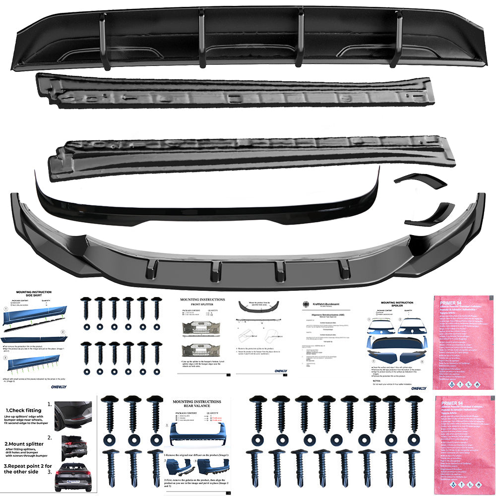BK12.058 - Body Kit passend für Tiguan R-Line Mk2 Facelift 2020-2024