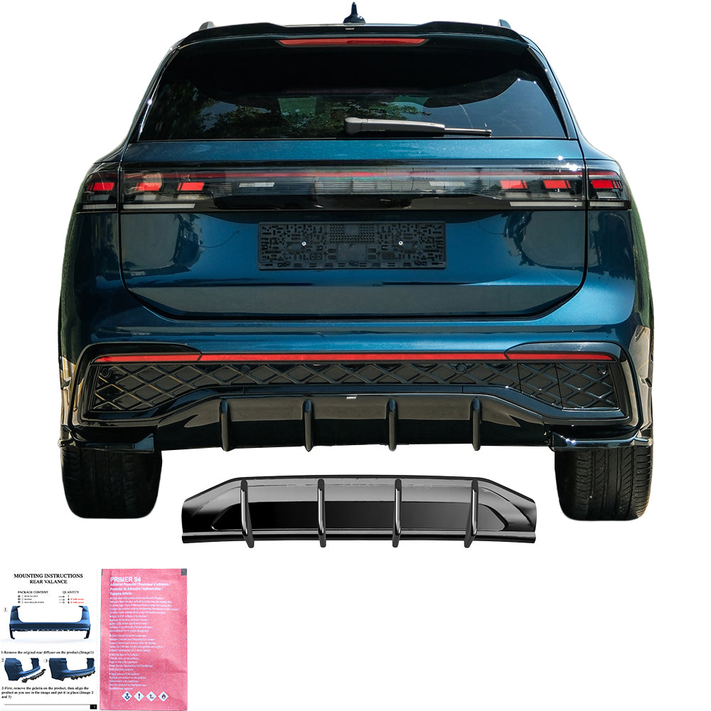 Bodykit passend für VW Volkswagen Tiguan R-Line Mk3 2024+ Hochglanz Schwarz