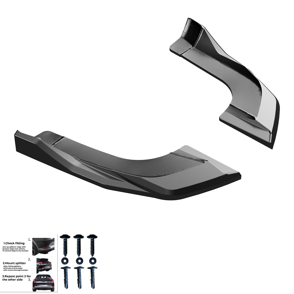 Karosserie-Kit passend für VW VOLKSWAGEN Tayron R-Line Mk1 2025+ Hochglanz Schwarz