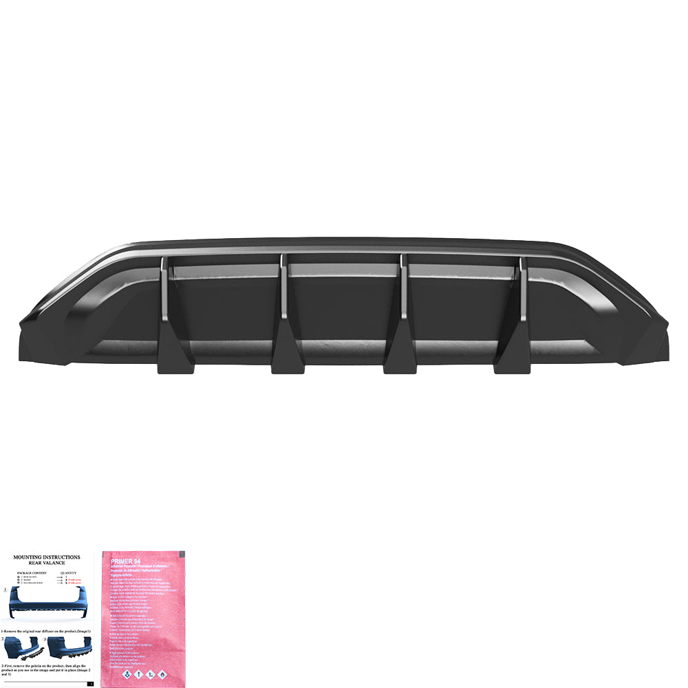 Karosserie-Kit passend für VW VOLKSWAGEN Tayron R-Line Mk1 2025+ Hochglanz Schwarz