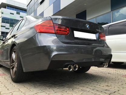 BMW F30/31 - 316d/318d/320d M-Paket Endschalldämpfer quer Ausgang rechts/links - 2x80 Typ 25 rechts/links
