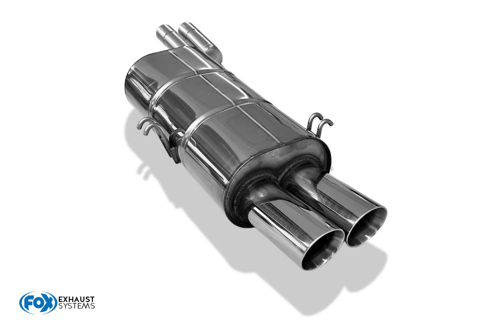 BMW E34 M5 Endschalldämpfer Ø2x63,5mm - 2x76 Typ 25