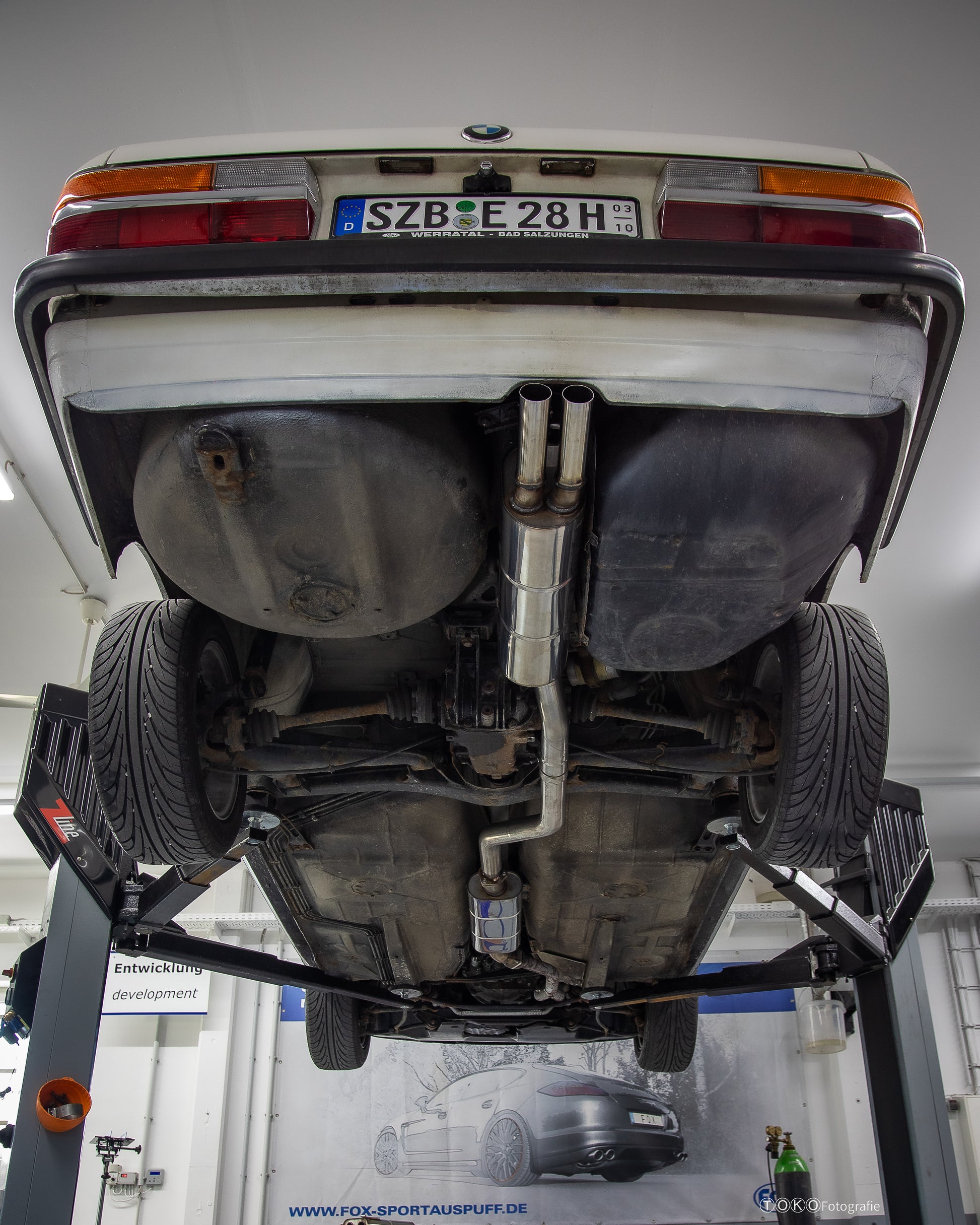 BMW E28 518i ohne Kat End- und Vorschalldämpfer - 2x55 Typ 10