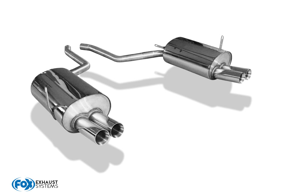 BMW E38 730i/ 735i/ 740i - Ohne Stoßstangenausschnitt Endschalldämpfer rechts/links - 2x76 Typ 25 rechts/links