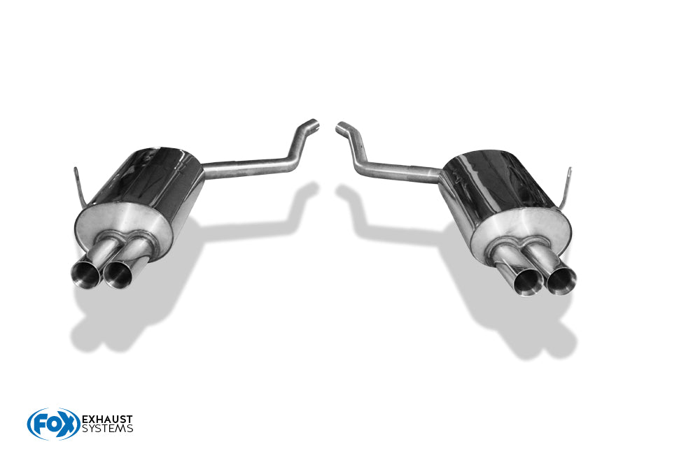BMW E38 730i/ 735i/ 740i - Ohne Stoßstangenausschnitt Endschalldämpfer rechts/links - 2x76 Typ 25 rechts/links