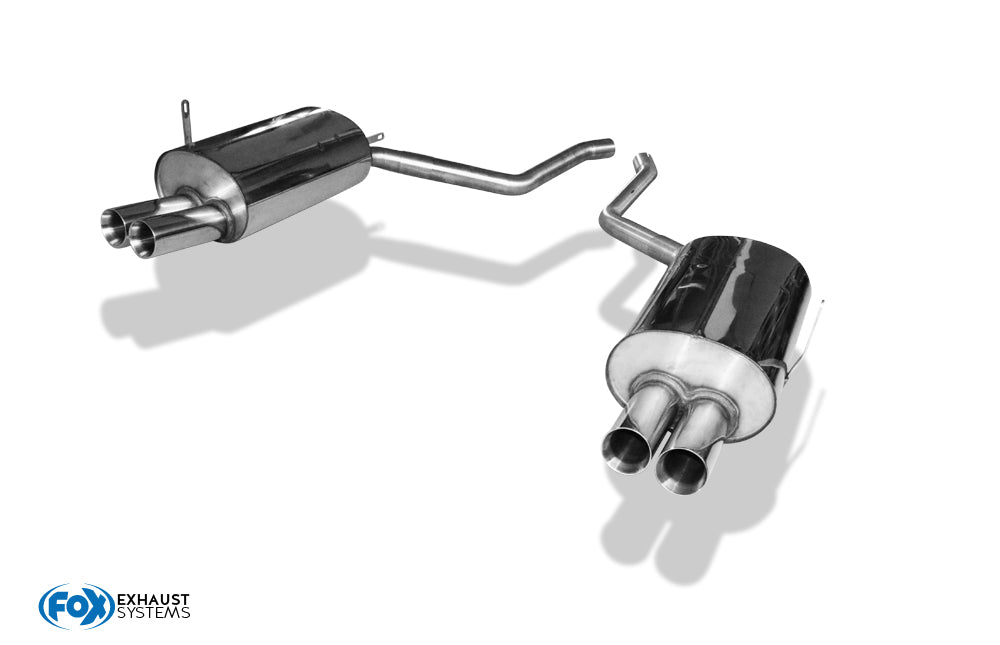 BMW E38 730i/ 735i/ 740i - Ohne Stoßstangenausschnitt Endschalldämpfer rechts/links - 2x76 Typ 25 rechts/links