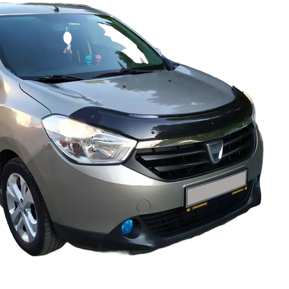 BP04.027 - Motorhaubenschutz passend für DACIA Lodgy-Dokker 1. Generation 2012-2020 Hochglanz Schwarz