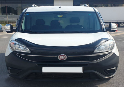 BP04.016 - Motorhaubenschutz passend für FIAT Doblo 2. Generation Facelift 2015-2020 Hochglanz Schwarz