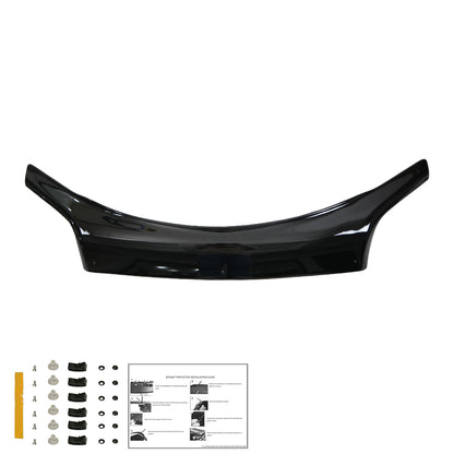 BP04.005 - Motorhaubenschutz passend für Ford Transit Connect 2003-2008 Hochglanz Schwarz