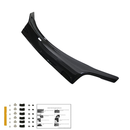 BP04.005 - Motorhaubenschutz passend für Ford Transit Connect 2003-2008 Hochglanz Schwarz