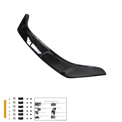 BP04.013 - Motorhaubenschutz passend für FORD Transit Courier 2014-2019 Hochglanz Schwarz