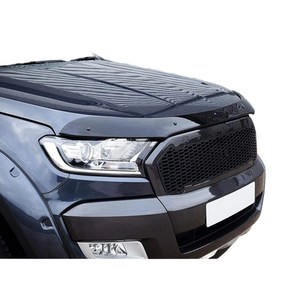 Motorhaubenschutz passend für FORD Ranger T7-T8 2015-2022 Hochglanz Schwarz