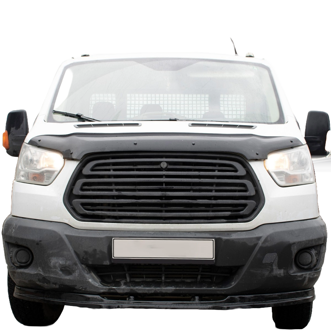 Motorhaubenschutz passend für FORD Transit MK8 2014-2019 Hochglanz Schwarz