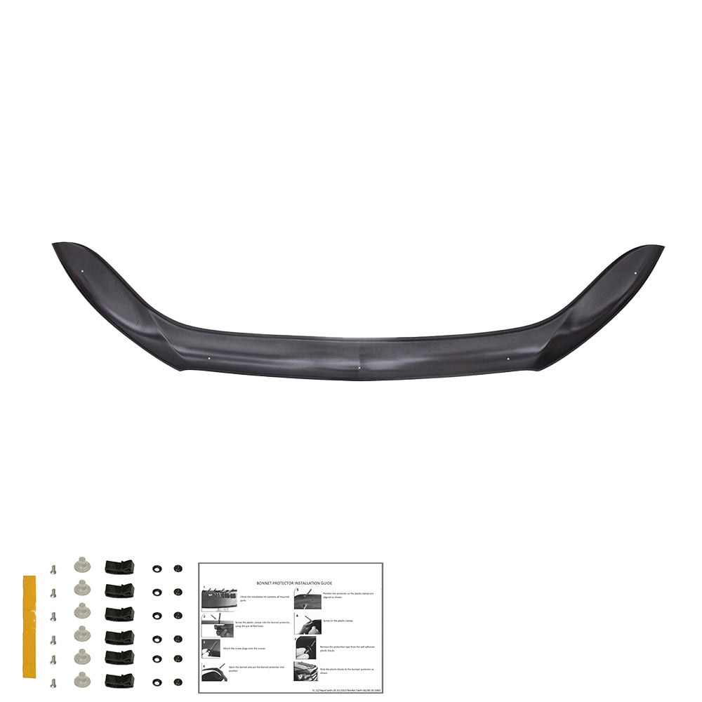 Motorhaubenschutz passend für MERCEDES Vito W447-W447 2014+ Facelift Hochglanz Schwarz