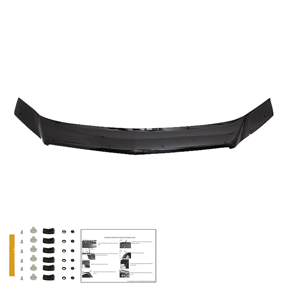 BP04.035 - Motorhaubenschutz passend für MERCEDES Sprinter W906 Facelift 2014-2018 Hochglanz Schwarz