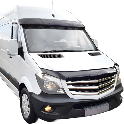 BP04.035 - Motorhaubenschutz passend für MERCEDES Sprinter W906 Facelift 2014-2018 Hochglanz Schwarz