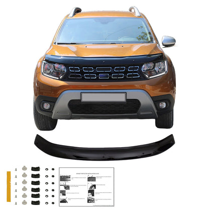 BP04.019 - Motorhaubenschutz passend für DACIA Duster Serie 2 2018+ Hochglanz Schwarz