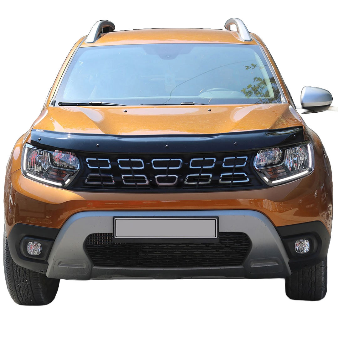 BP04.019 - Motorhaubenschutz passend für DACIA Duster Serie 2 2018+ Hochglanz Schwarz
