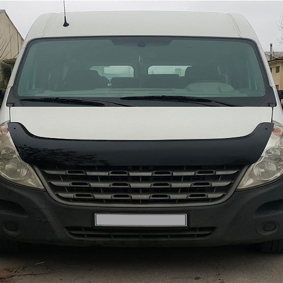 BP04.028 - Motorhaubenschutz passend für RENAULT Master 3. Generation 2010-2014 Hochglanz Schwarz