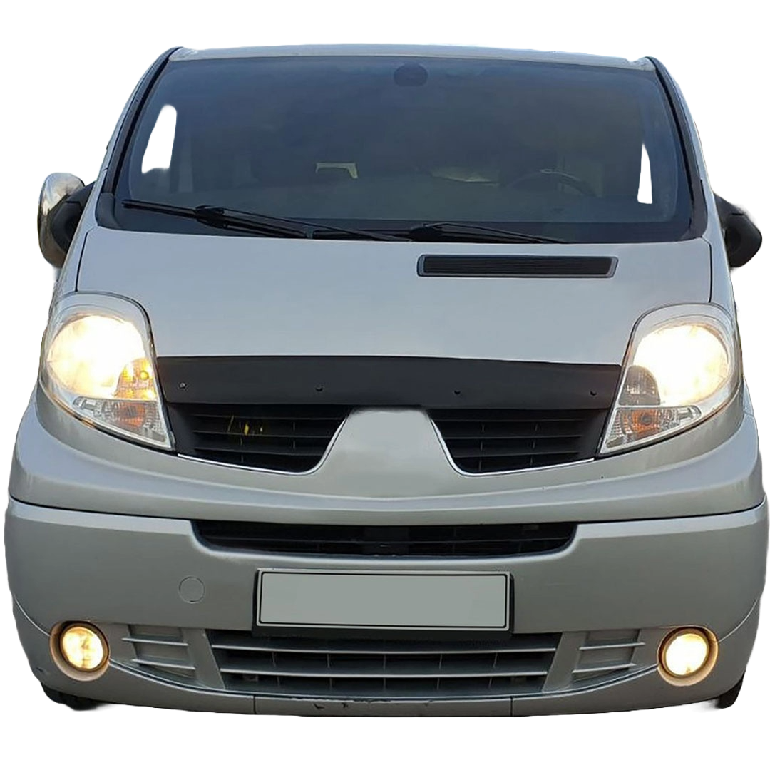 Motorhaubenschutz passend für RENAULT Trafic X83 2001-2014 Hochglanz Schwarz