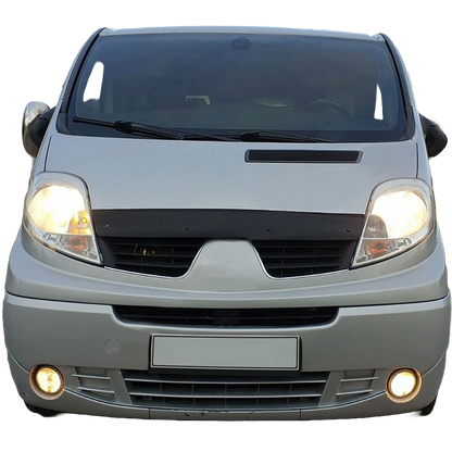 Motorhaubenschutz passend für RENAULT Trafic X83 2001-2014 Hochglanz Schwarz
