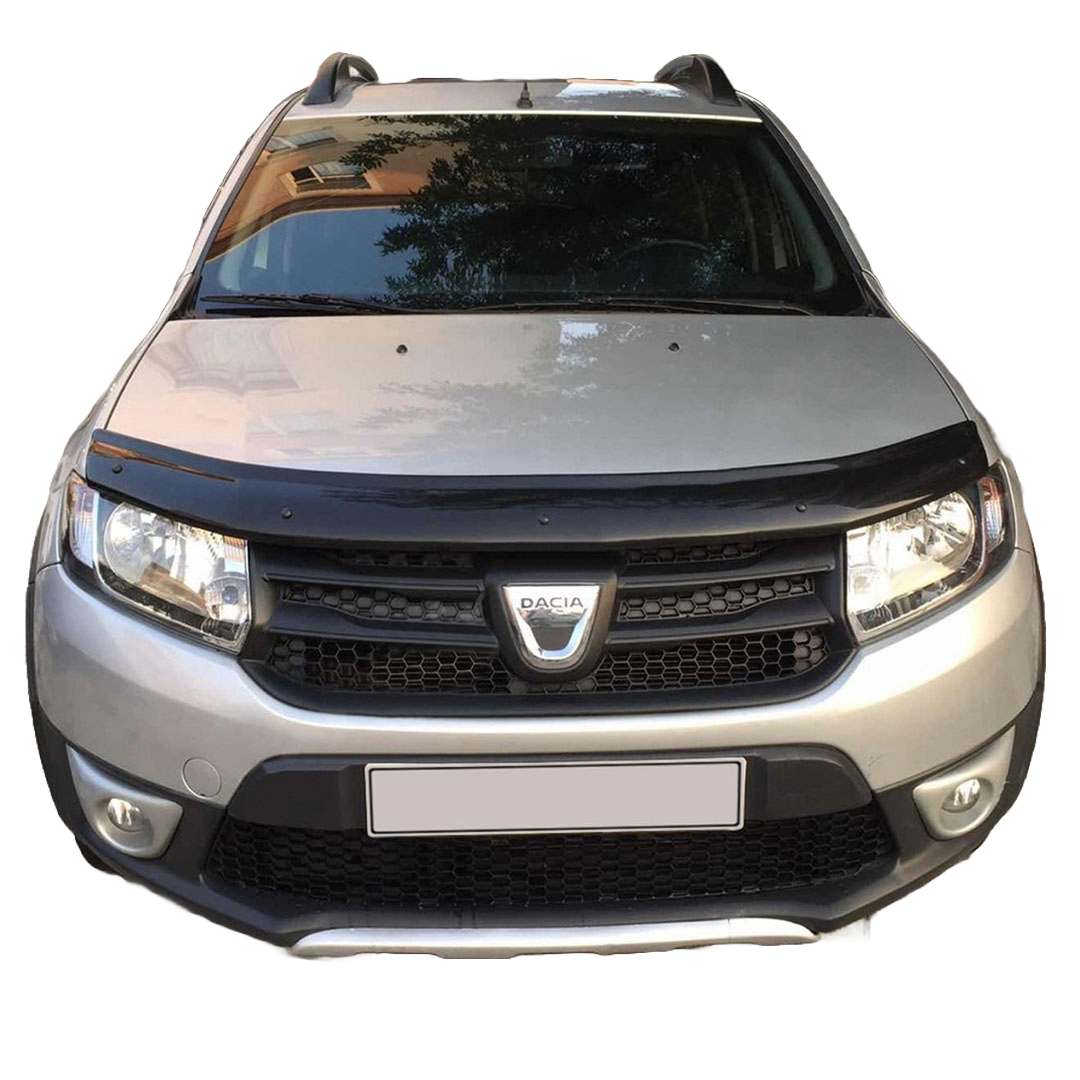 Motorhaubenschutz passend für DACIA Sandero Stepway II (B52) 2012-2020 Hochglanz Schwarz
