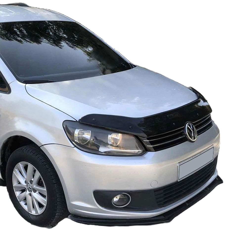 BP04.003 - Motorhaubenschutz passend für VW Caddy MK3 Facelift 2010-2015 Hochglanz Schwarz