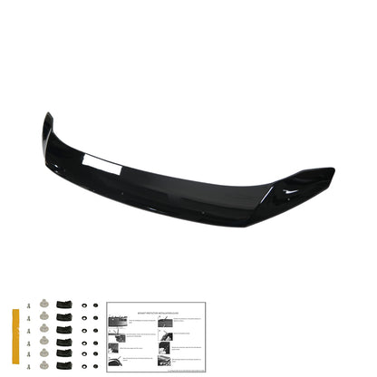 BP04.004 - Motorhaubenschutz passend für VW Caddy MK4 2015-2021 Hochglanz Schwarz