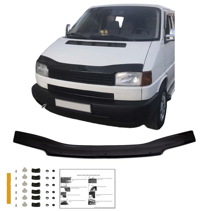 BP04.037 - Motorhaubenschutz passend für VW Transporter T4 1990-2003 Hochglanz Schwarz