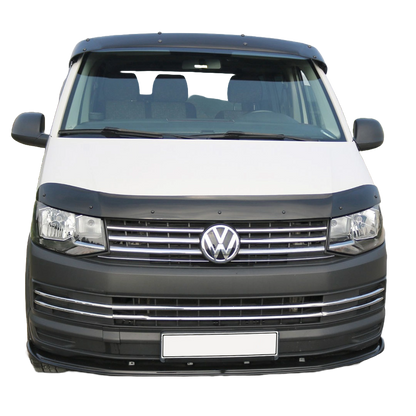 Motorhaubenschutz passend für VW Transporter T6-T6.1 2015-2021 Hochglanz Schwarz