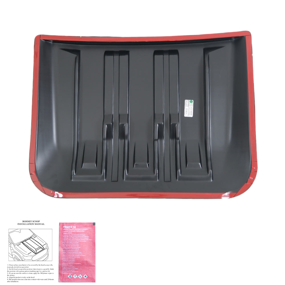 Motorhaube Scoop passend für FORD Ranger T9 2022+ Matt Schwarz