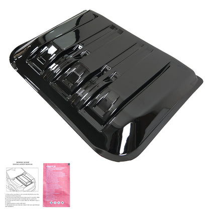 BS06.010-G - Motorhaubenscoops passend für Ford Ranger T9 2022+ (Hochglanz Schwarz)