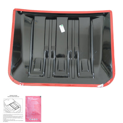 BS06.010-G - Motorhaubenscoops passend für Ford Ranger T9 2022+ (Hochglanz Schwarz)