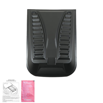 Haubenlufteinlass passend für NISSAN Navara NP300 (D23) 2014-2021 Version 3 Matt Schwarz