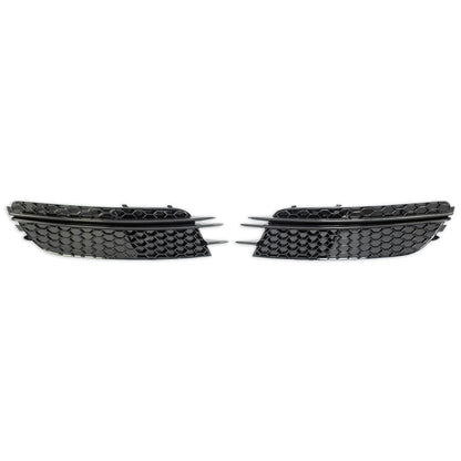 Nebelscheinwerfer Abdeckungen Hochglanz Schwarz passend für Audi A6 C7 4G 2011-2014