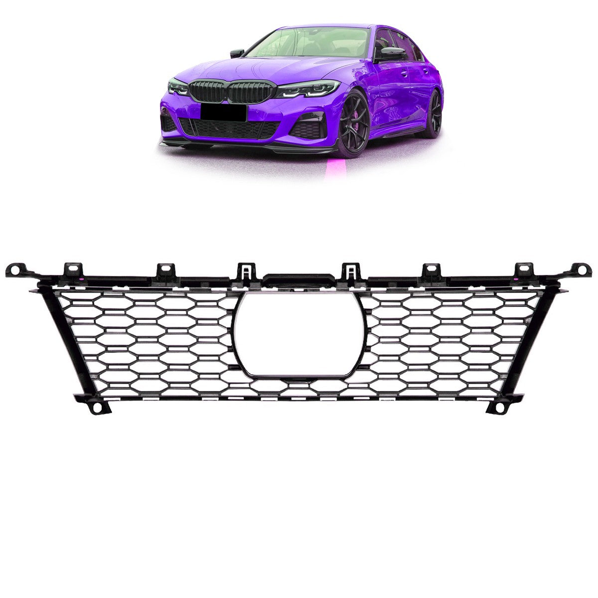 Frontstoßstange Mittelgitter ACC passend für BMW 3er G20 G21 2019-2022