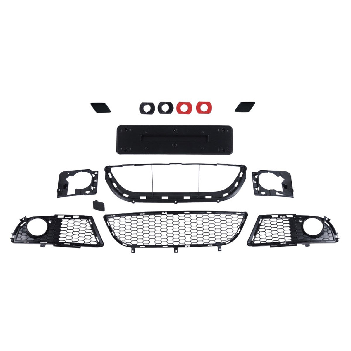 Front Sportstoßstange Zubehörset passend für BMW 3er E90 E91 2008-2011