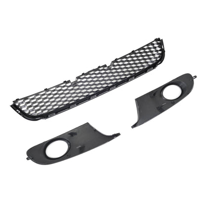 Frontstoßstange Gittereinsätze Hochglanz Schwarz passend für VW Golf 6 2008-2012