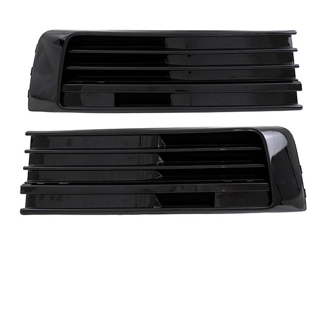 Frontstoßstangen Gitter Set Hochglanz Schwarz passend für VW Transporter T6 2015-2020