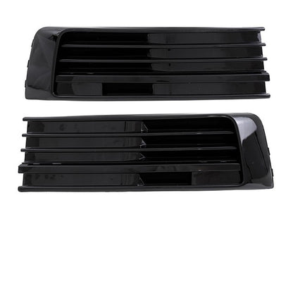 Frontstoßstangen Gitter Set Hochglanz Schwarz passend für VW Transporter T6 2015-2020