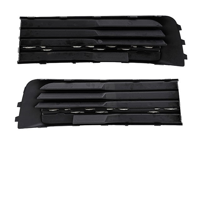 Frontstoßstangen Gitter Set Hochglanz Schwarz passend für VW Transporter T6 2015-2020
