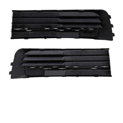 Frontstoßstangen Gitter Set Hochglanz Schwarz passend für VW Transporter T6 2015-2020